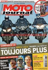 MOTO JOURNAL 2087 BMW R1200 RT TRIUMPH 1200 Trophy YAMAHA FJR 1300 KAWASAKI KLX