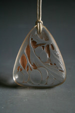 ANCIEN PENDENTIF EN VERRE