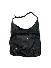 sac à main balenciaga city en cuir Bag Flat Brass Hobo Vintage