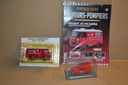 Lot pompiers peugeot j7c - pompiers, bspp