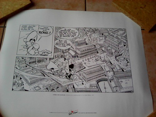Sérigraphie astérix chez - astérix,