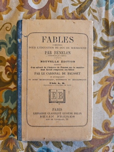 Fables fénelon ed belin - fables,