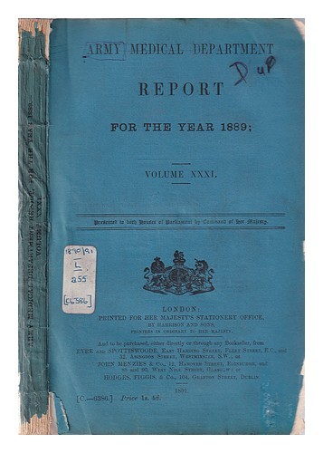 Mackinnon armée medical - w.a,