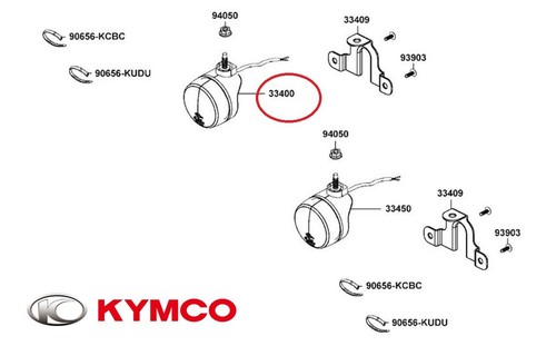 Neuf oem kymco - oem, clignotant