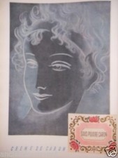 PUBLICITÉ 1952 CRÈME DE