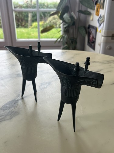 Paire vases rituels jue - de,
