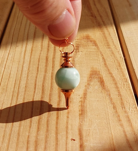 Pendule sphere larimar - pendule,
