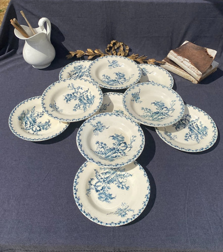 Assiettes creuses en - 10,