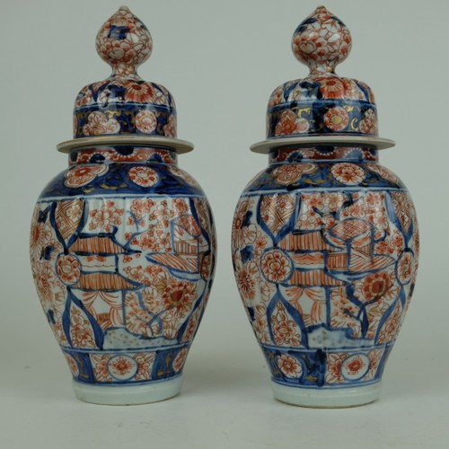 Paire vases imari ancien - imari,