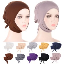 Femmes Sous Foulard Os Bonnet Ninja Hijab Islamique Tour De Cou Musl # /