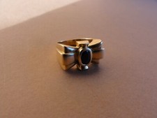 Bague  année 40 tank Art