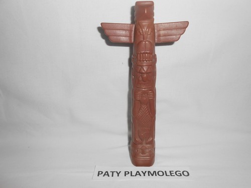 Totem indien marron playmobil - totem,