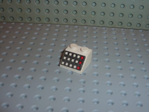 Lego white slope - lego, 3039p32