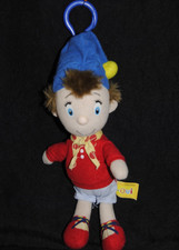 Peluche doudou Oui Oui PLAY BY PLAY rouge bleu 22 cm TTBE