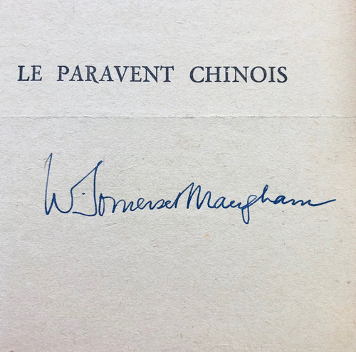 Somerset maugham bel - maugham, envoi