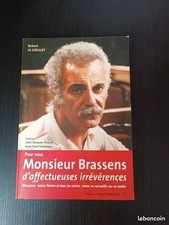 Livre " Pour vous monsieur Brassens d'affectueuses irrévérences"