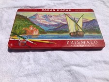 BOITE VINTAGE CARAN D'ACHE PRISMALO aquarelle avec crayons PRISMALO 999
