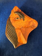 vide poche en bois - tête de