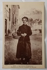 CPA LES SCENES VILLAGEOISES " PAYSANNE DU CANTAL  Non Circulée  !!!