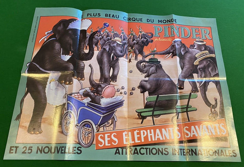 Affiche cirque pinder - affiche,