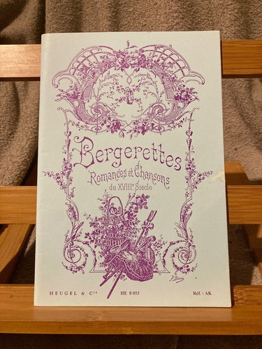 Weckerlin bergerettes romances - weckerlin,