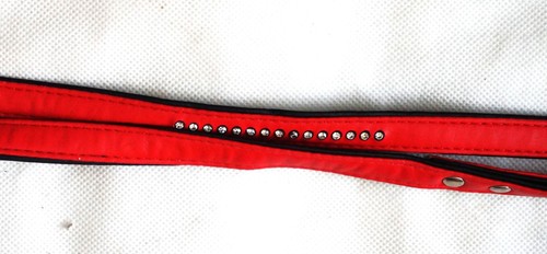 Laisse cuir synthétique - laisse, en
