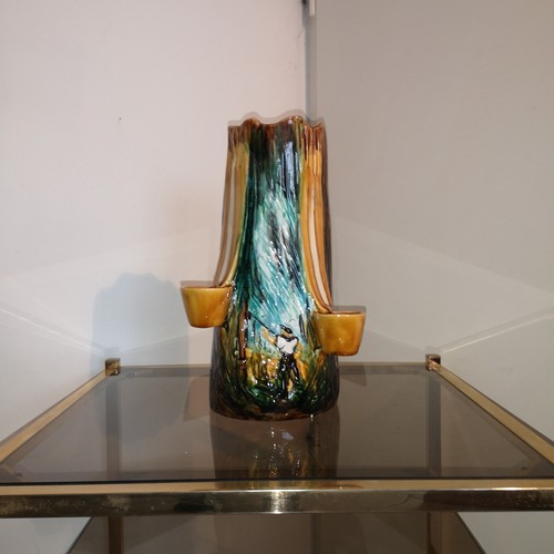 Vase barbotine majolique nimy - barbotine,