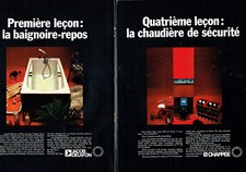 Publicité Advertising 108  1971  sanitaires Jacob Delafon chaudière Chappée (4 p