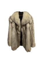 SAGA FOX Manteau renard argenté SILVER FOX Coat