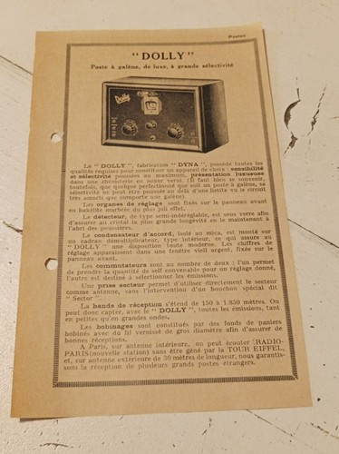 Ancienne publicite prospectus - publicite,