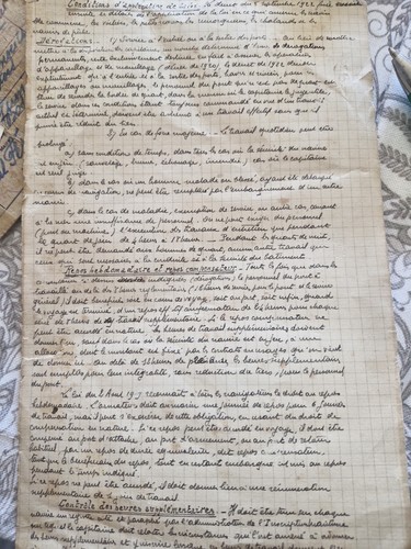 Manuscrit sur - manuscrit, la
