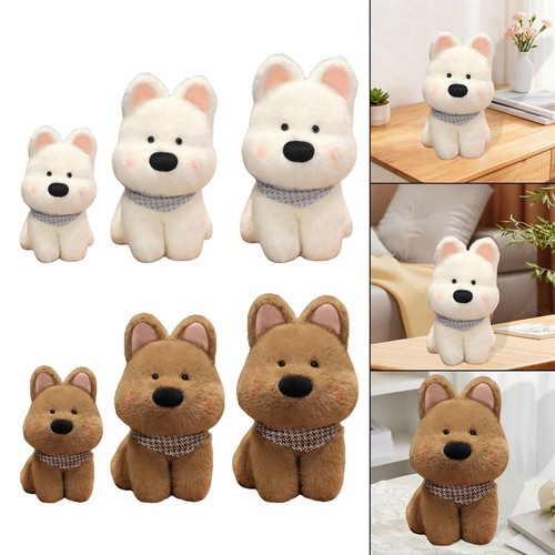 Peluche terrier blanc western - blanc,