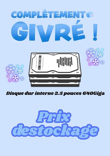 Disque dur pouces - pouces, sata