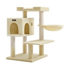 Arbre à Chat Tour de Jeux pour Chat avec Griffoirs en Sisal Grande Plateforme...