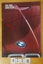 BMW Série 3 E30 316i 318i 320i 323i Prospectus Poster Fr 2/1984 16 pages
