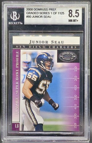 Junior seau 2000 - seau, donruss