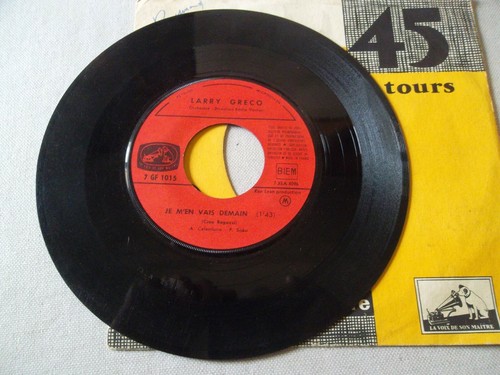 Vinyle larry greco - 45, t