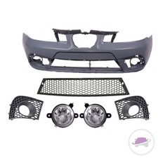 Seat Ibiza 6L 6L1 Pare-choc avant+grille complet+Antibrouillards 02-08