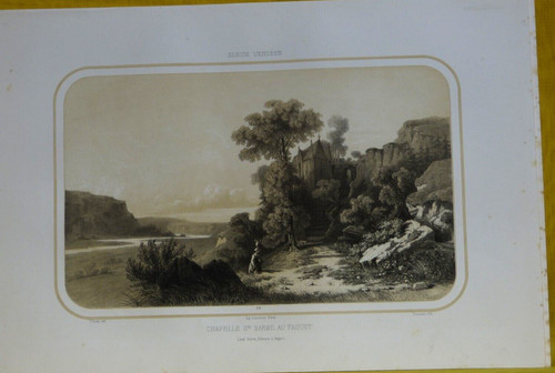 Gravure ancienne faouet - ,