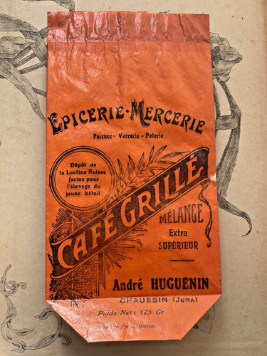 Ancien sachet sac en papier - ancien,
