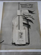 PUBLICITE 1964  Canoe parfum Dana