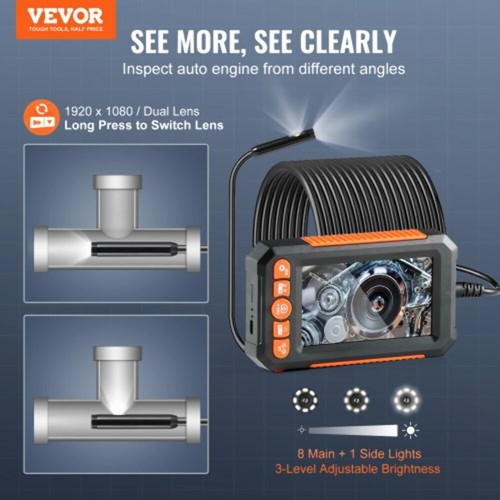 Endoscope camera with lights - camera,