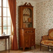 Bibliothèque Ancienne Acajou