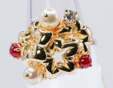 Bague cocktail vintage Chaumet