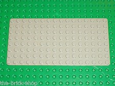 LEGO OldGray Baseplate 8x16 ref 3865 / set 6363 7866 6689 6350 7413 6699 3653...