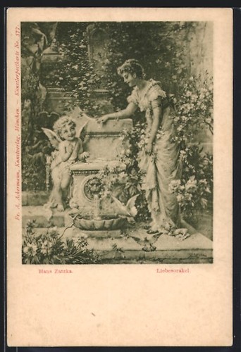 Carte postale artiste hans - carte,