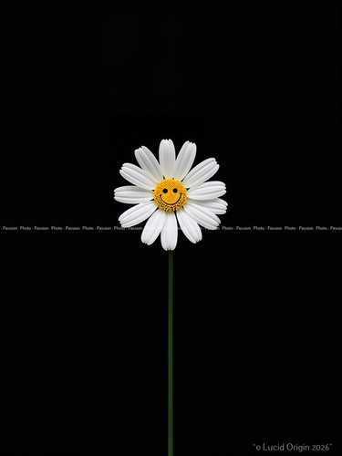 Photo floral kawaii moderne - a4,