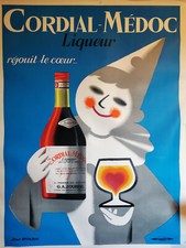 AFFICHE PUBLICITAIRE ORIGINALE D’ÉPOQUE. CORDIAL MEDOC. ART. Jean DESALEUX.    