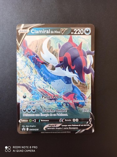 Carte pokémon clamiral - pokémon,
