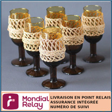 6 VERRES TRANSPARENT TEINTÉS